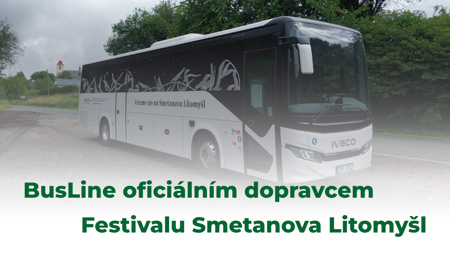 BusLine opět partnerem Smetanovy Litomyšle. Pohodlná doprava je součástí kulturního zážitku